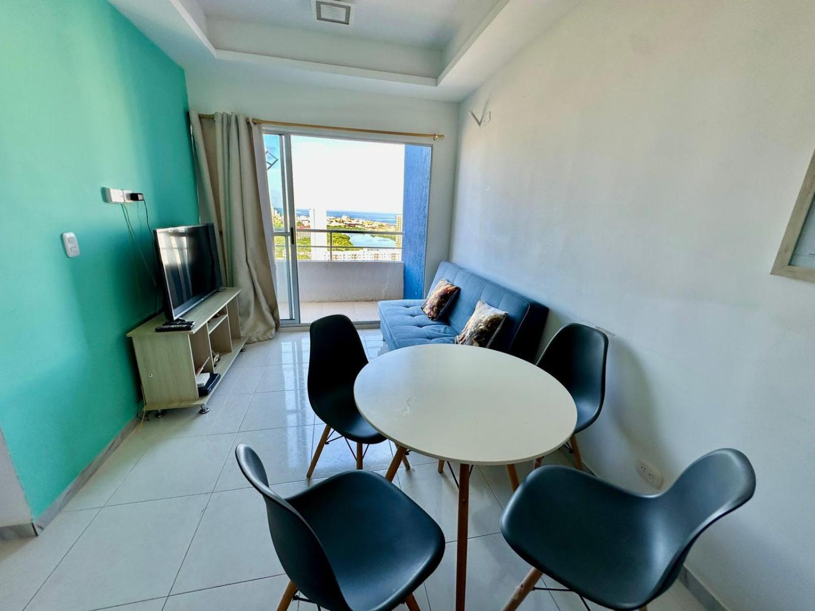 Hermosa Vista Desde El Piso 31 Cerca A Marbella Apartment Cartagena